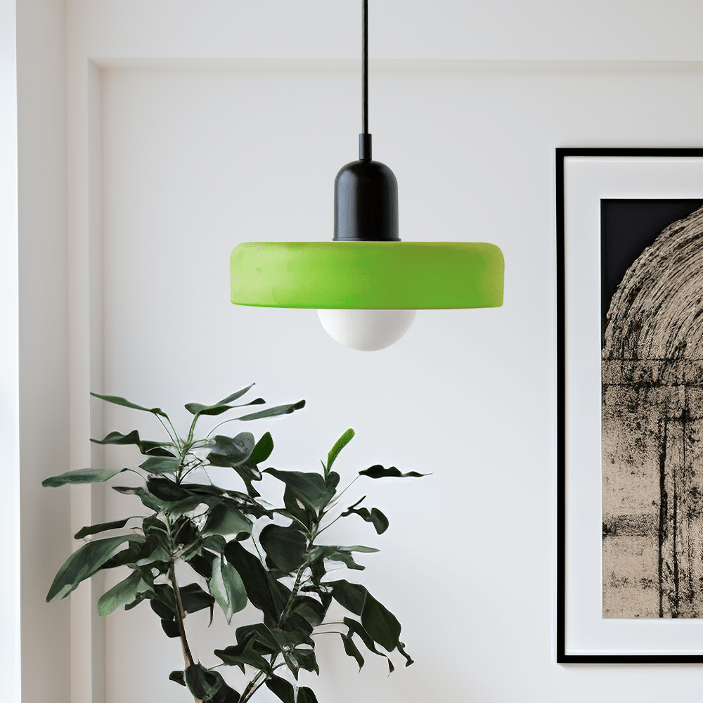 Chromessa – Bauhaus Pendant Light in Coloured Glass