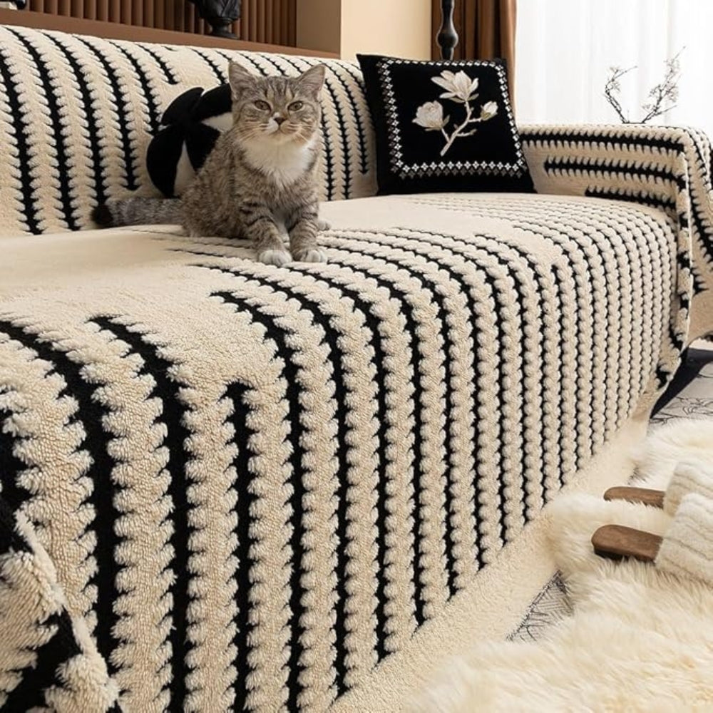 HeritageNest Cover - Couch Cover - Tufted Style - Plush Warmth