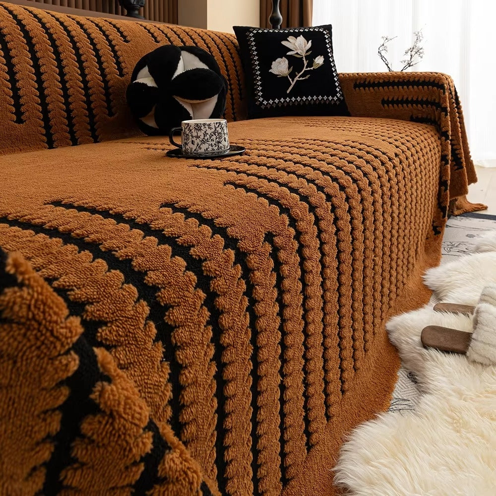 HeritageNest Cover - Couch Cover - Tufted Style - Plush Warmth