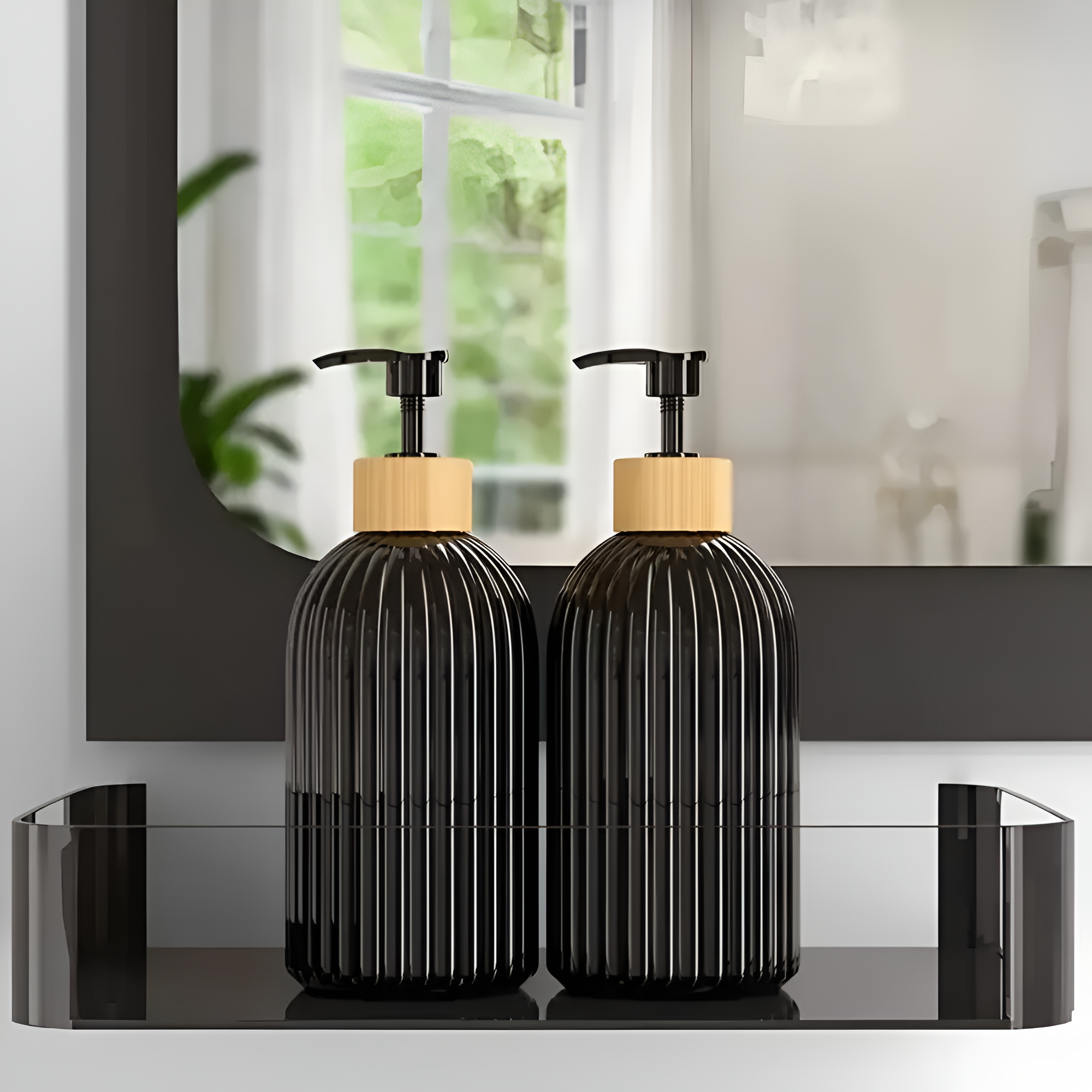 Bambique – Minimalist Bamboo Pump Soap Dispenser