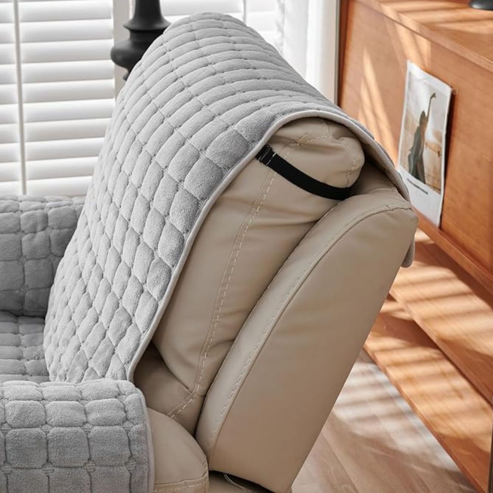 GridNest Cover - Recliner Cover - Quilted Style - Pocket Storage Comfort