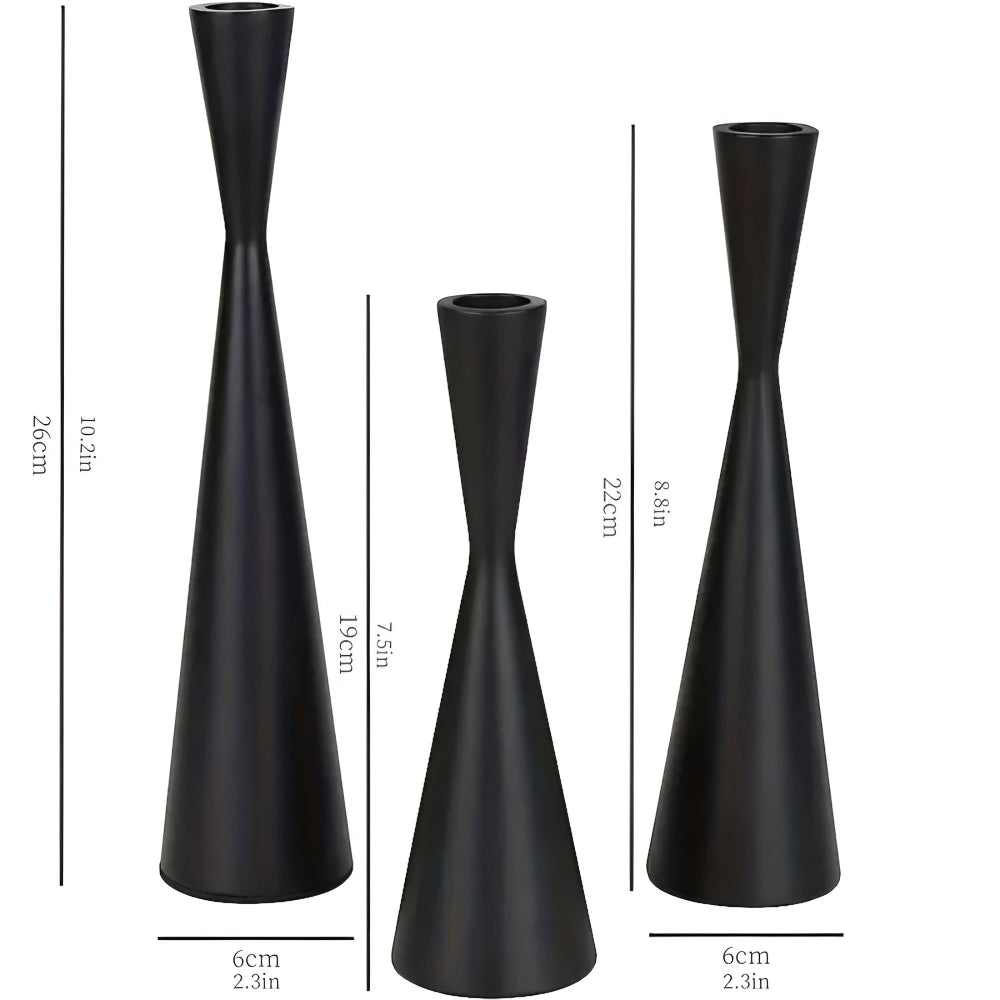 NordicWaist – Brass Candlestick Set Modern Home Decor