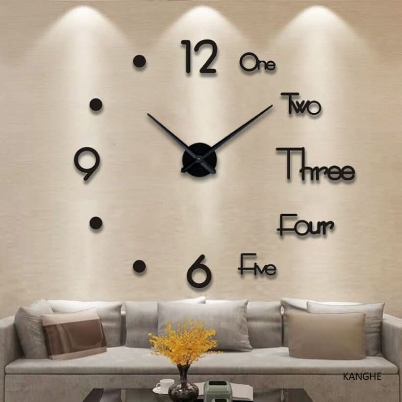 Chronéa – Elegant 3D Wall Clock – Contemporary Design Timeless Sophistication