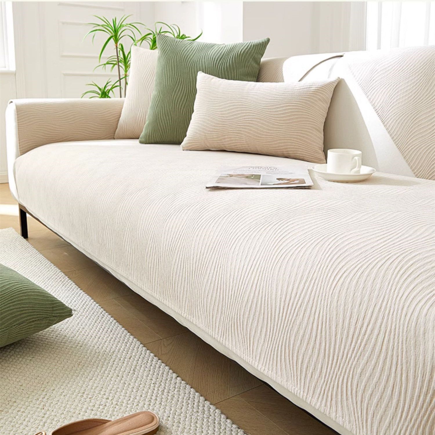 ChenilleHaven – Soft Chenille Sofa Cover