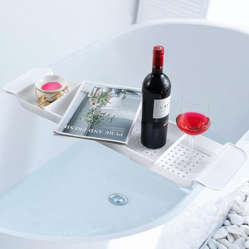 Essentra – Adjustable Bathtub Caddy Tray