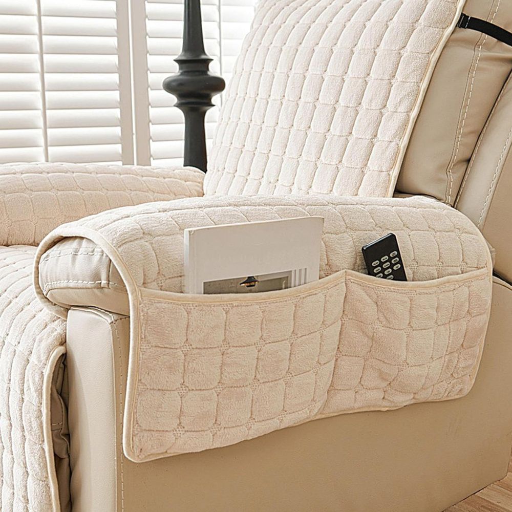 GridNest Cover - Recliner Cover - Quilted Style - Pocket Storage Comfort