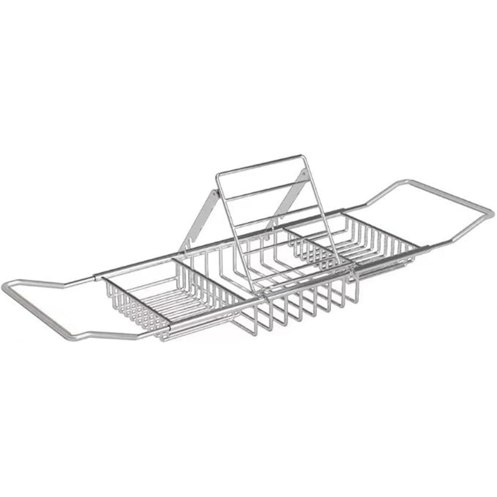 Aquatray – Adjustable Stainless Steel Bathtub Caddy