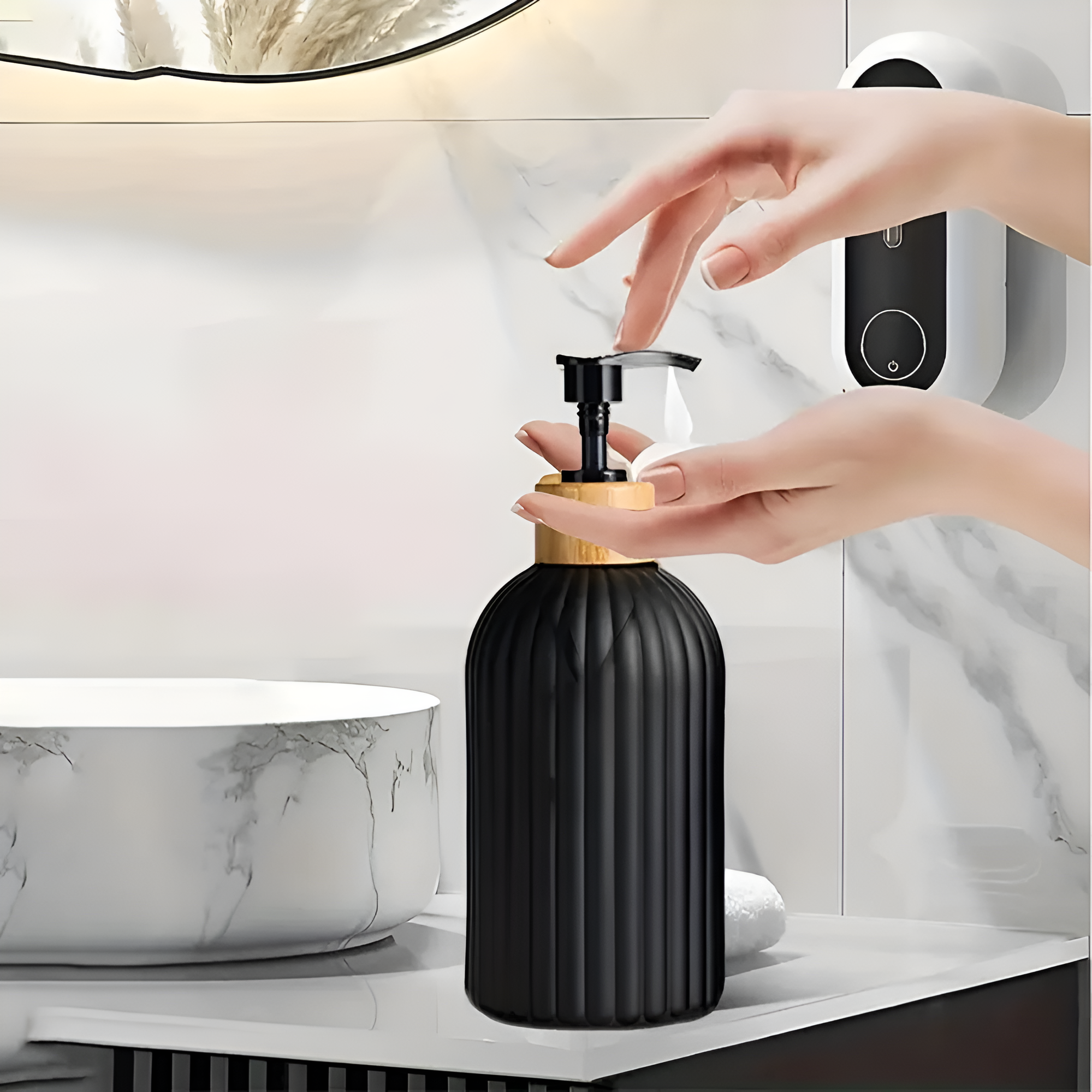 Bambique – Minimalist Bamboo Pump Soap Dispenser