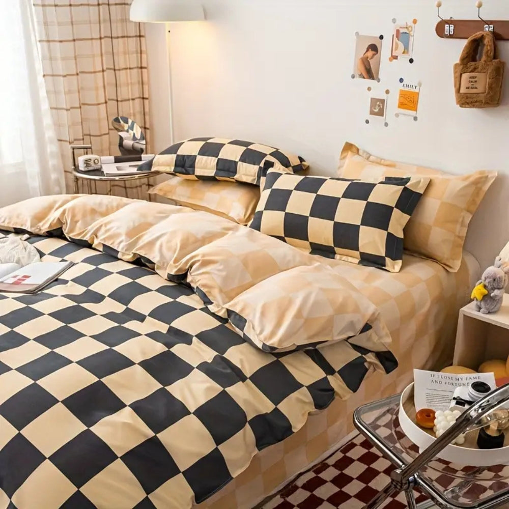ChicCheck – Checkered Bedding 3-Piece Set
