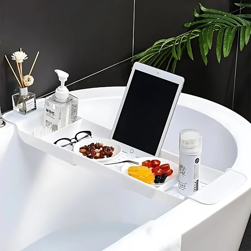 Essentra – Adjustable Bathtub Caddy Tray