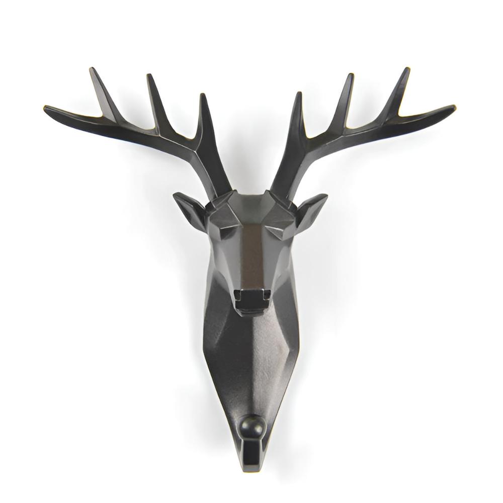 Aero Animal Head Wall Hook - Durable Resin, Whimsical Key Holder for Wall 0