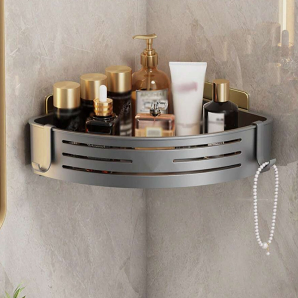 Aero Corner Shower Caddy - Rust-Resistant Aluminum, Space-Saving Design 9
