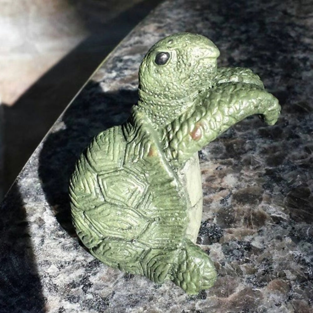 Arden Turtle Ornament - Weather-Resistant Resin, Whimsical Design 4