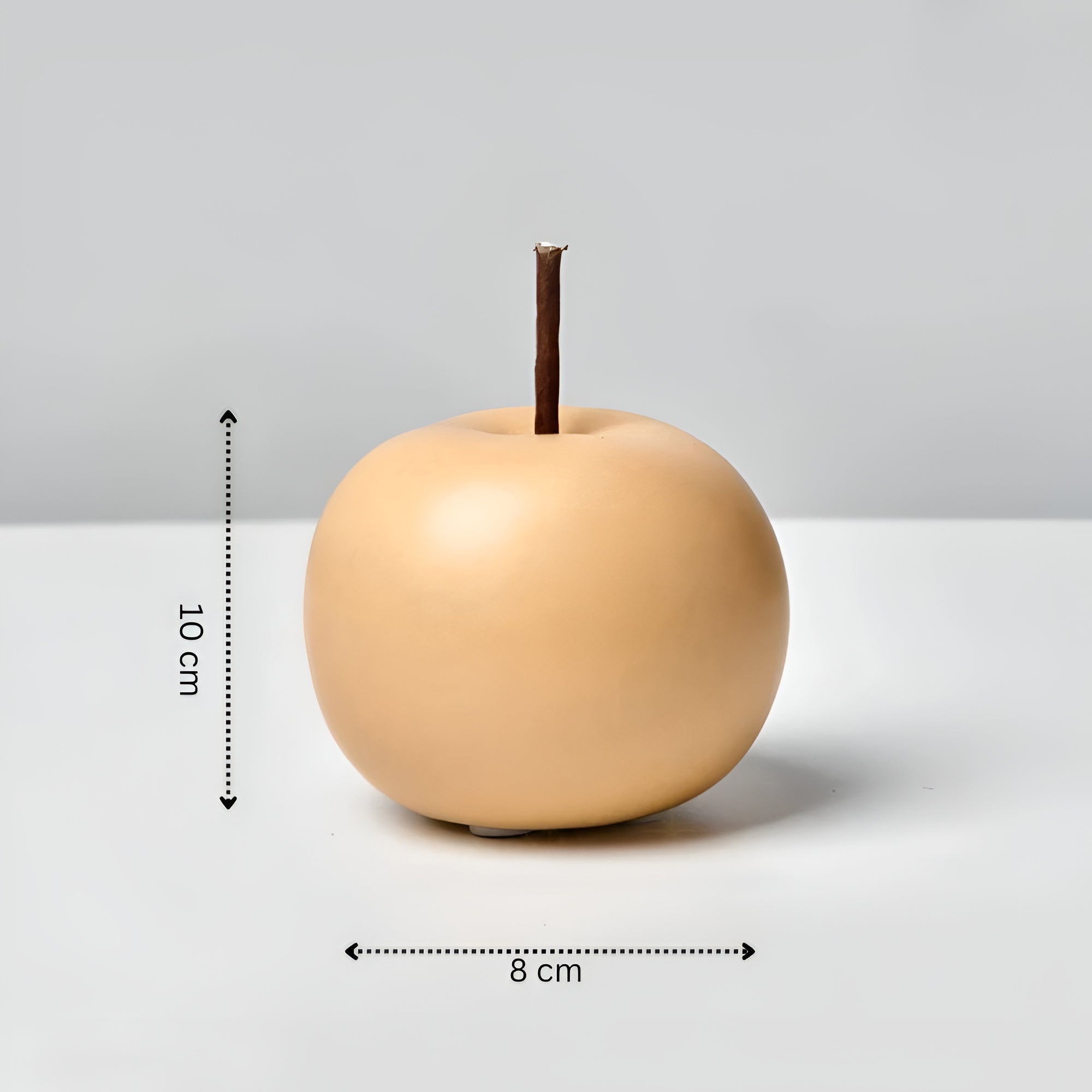 Artis Apple Ornament - Handcrafted Ceramic, Pastel Hues 10