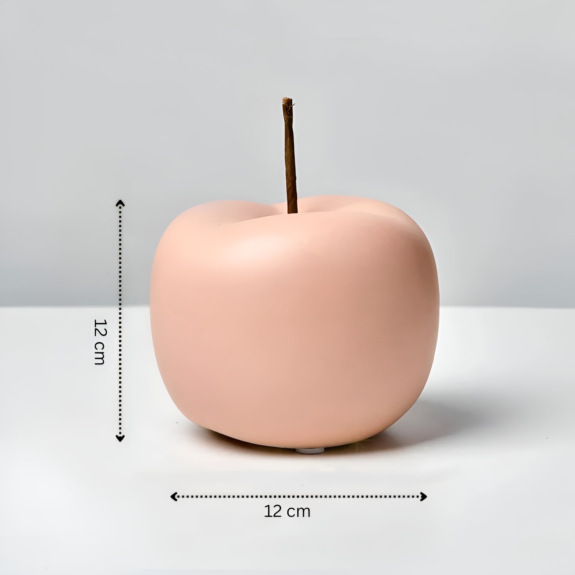 Artis Apple Ornament - Handcrafted Ceramic, Pastel Hues 11