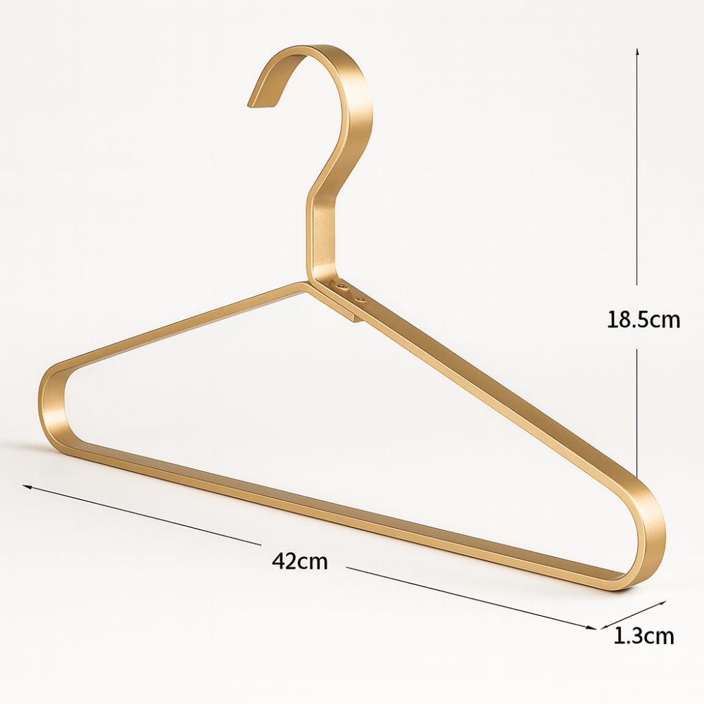 Astra Clothes Hanger Set - Lightweight Aluminum Alloy, Space-Saving Design 2