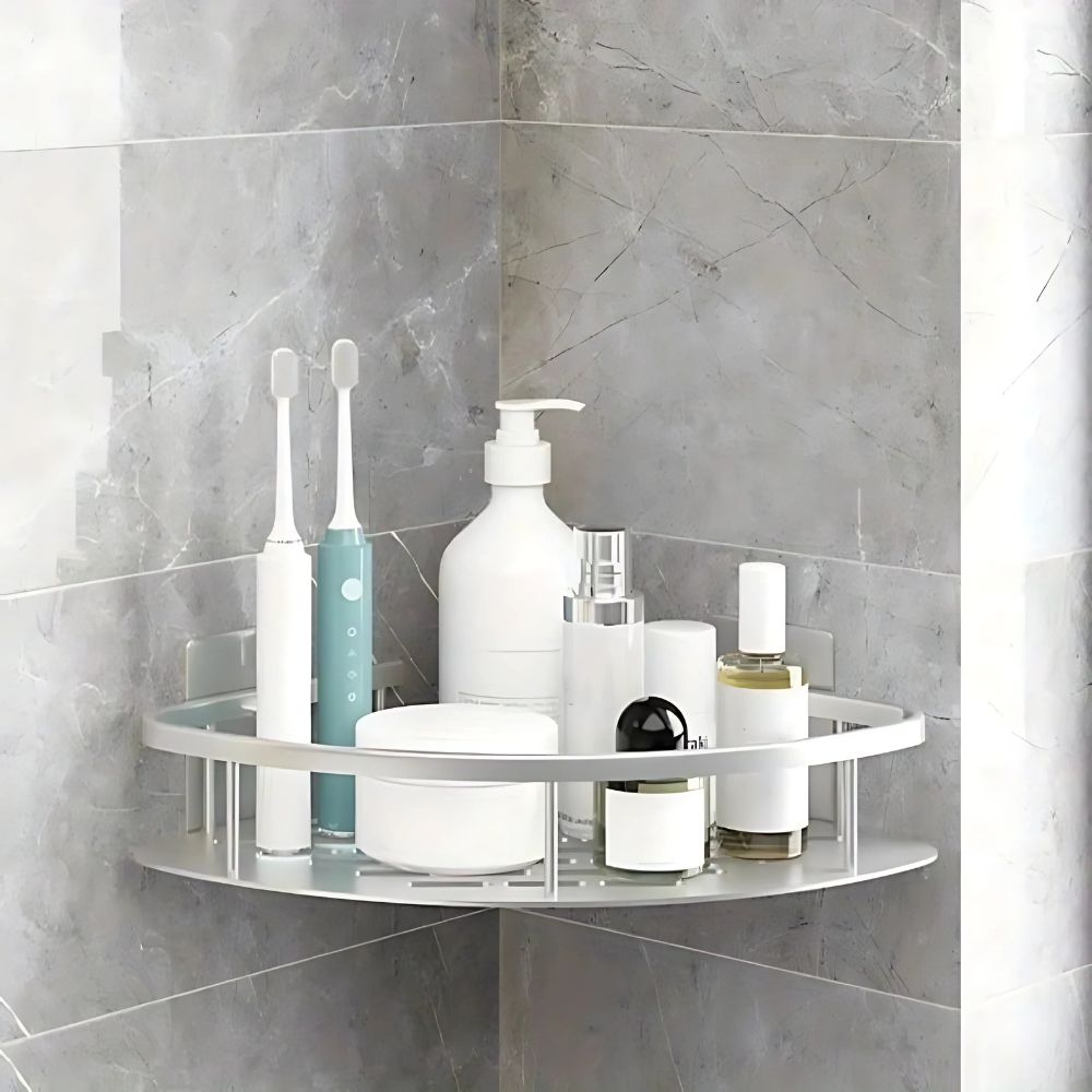 Astra Shower Caddy - Durable Aluminium, Modern Hanging Organizer 0
