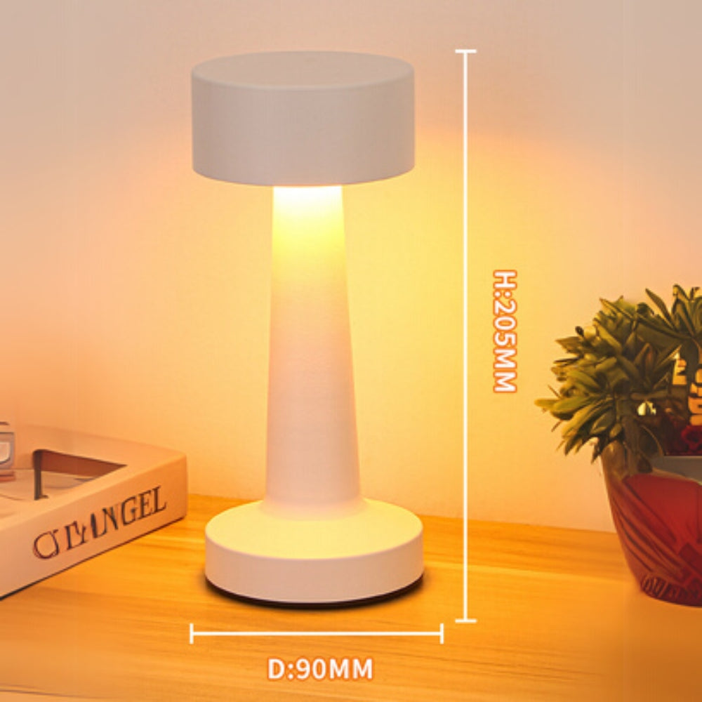 Aurelia Desk Lamp - Rechargeable Aluminium, Touch Control 2