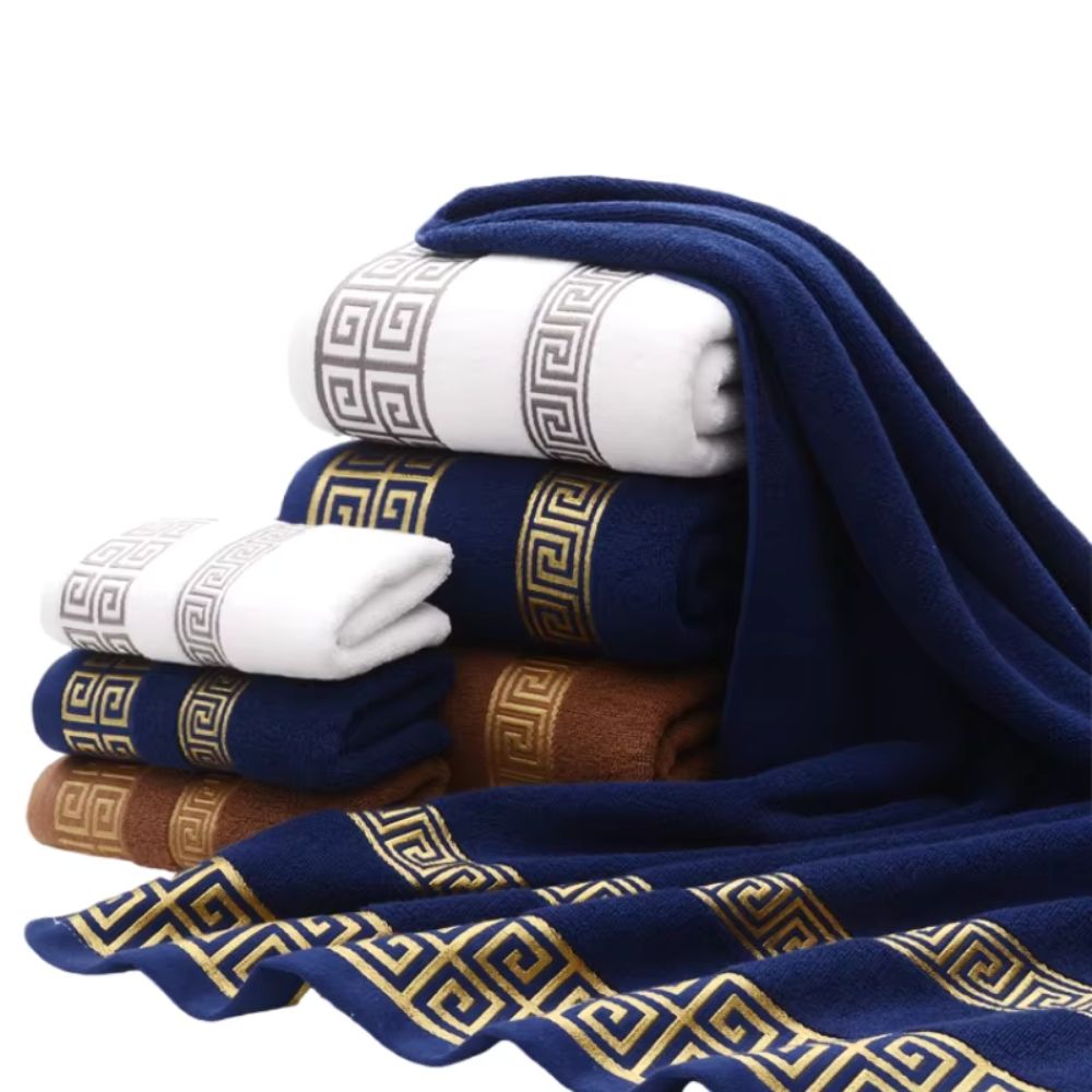Aurelia Towel Set - Cotton Bath Towel Sets, Durable Terry Weave, 2 Pieces 5