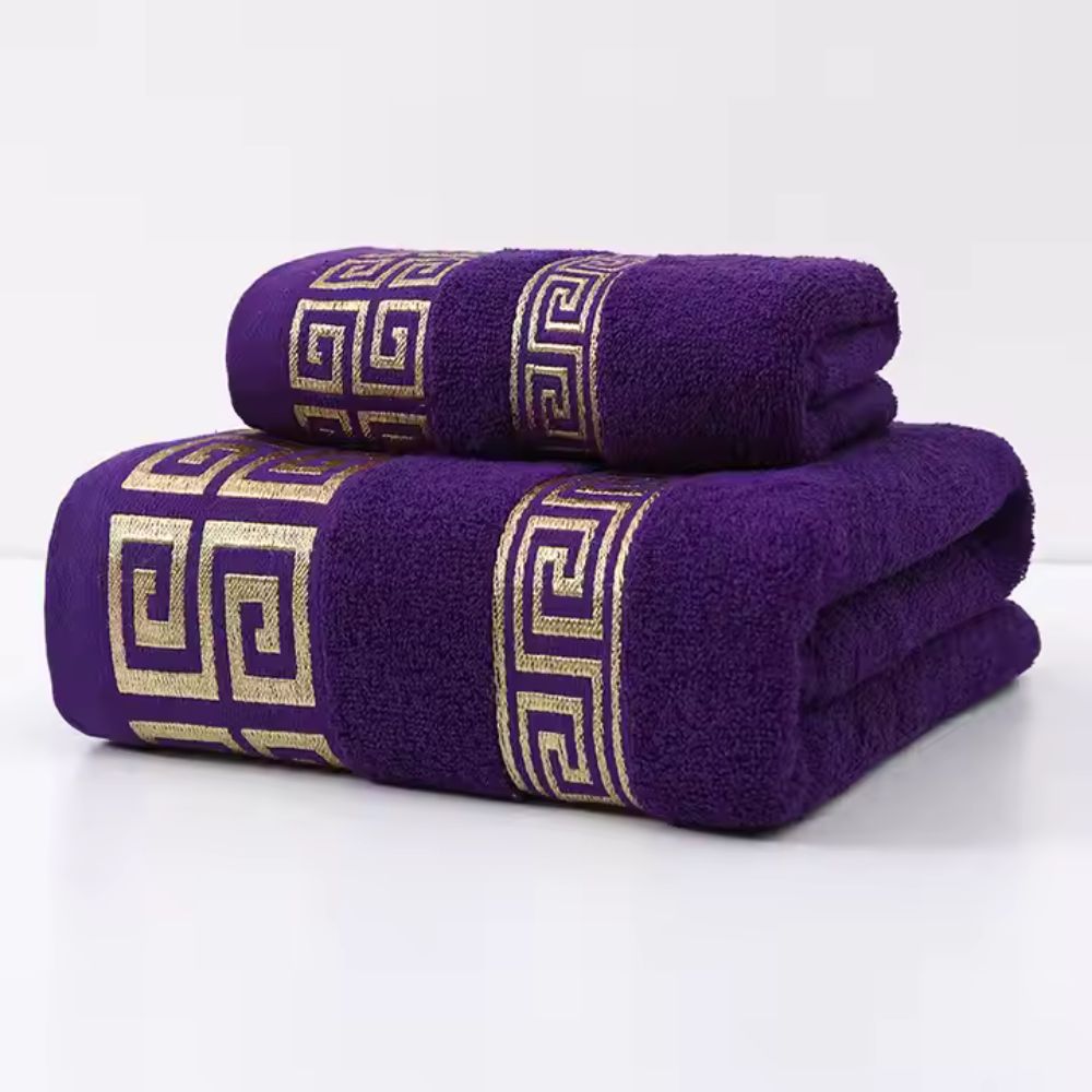 Aurelia Towel Set - Cotton Bath Towel Sets, Durable Terry Weave, 2 Pieces 8