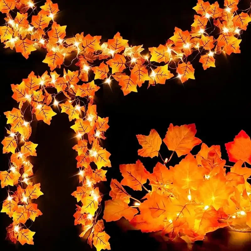 AutumnAura String Lights - Energy-Efficient LED, Indoor/Outdoor Decor 1