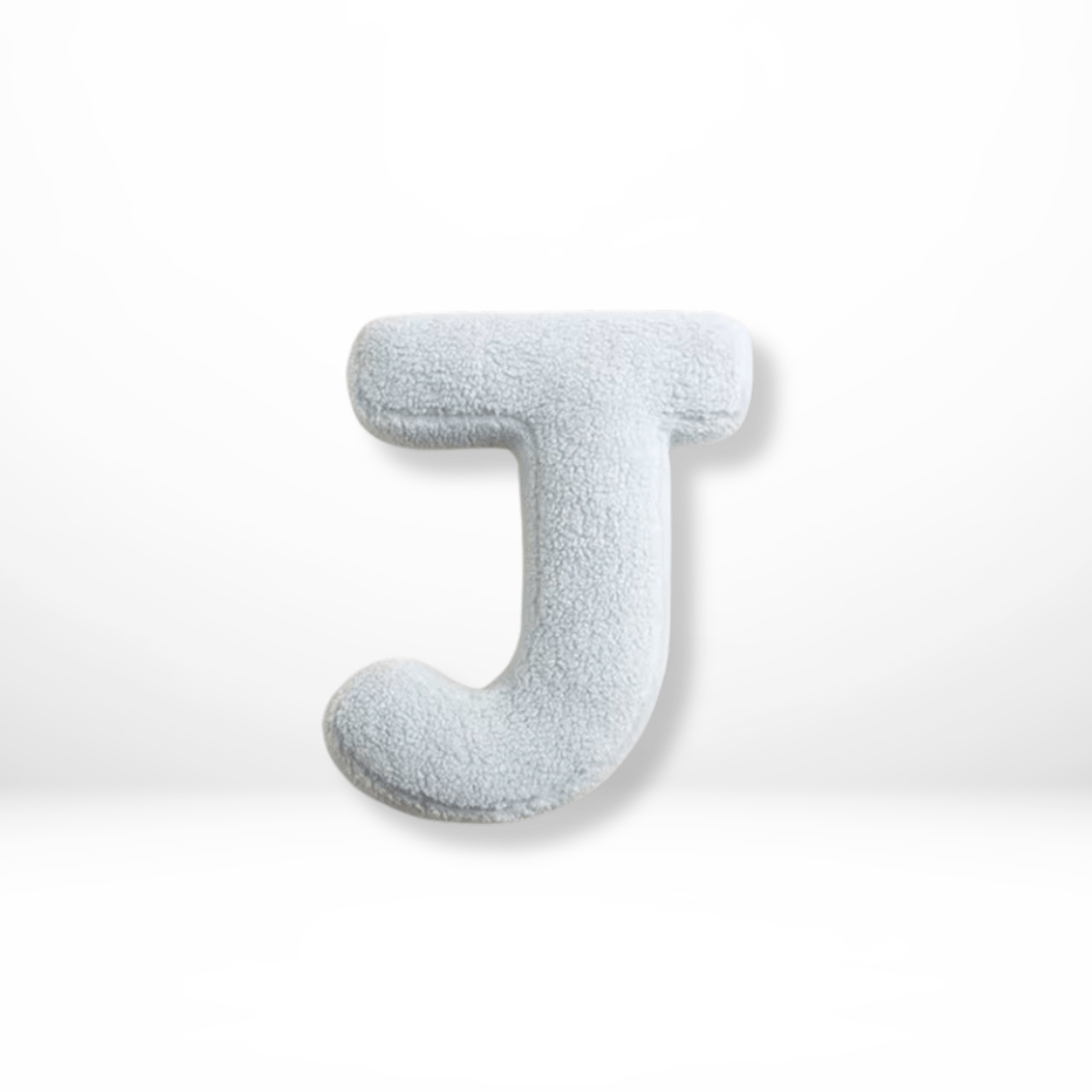 Aveline Velvet Cushion - Soft Fabric, Personalized Alphabet Design 13