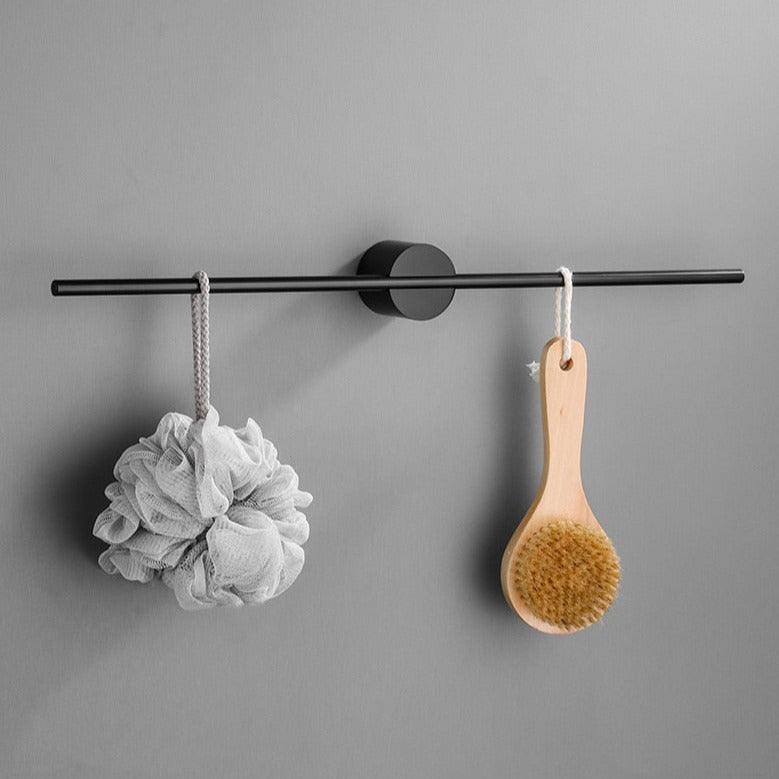 Bexar Towel Rail - Brushed Aluminum, Adjustable Bathroom Towel Rack 2