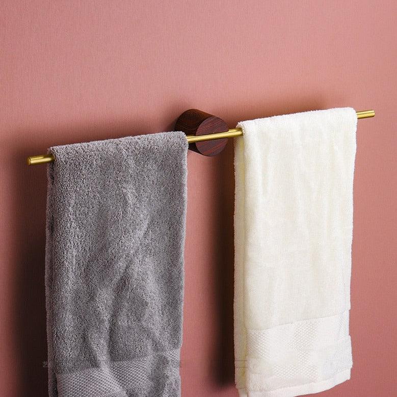 Bexar Towel Rail - Brushed Aluminum, Adjustable Bathroom Towel Rack 3