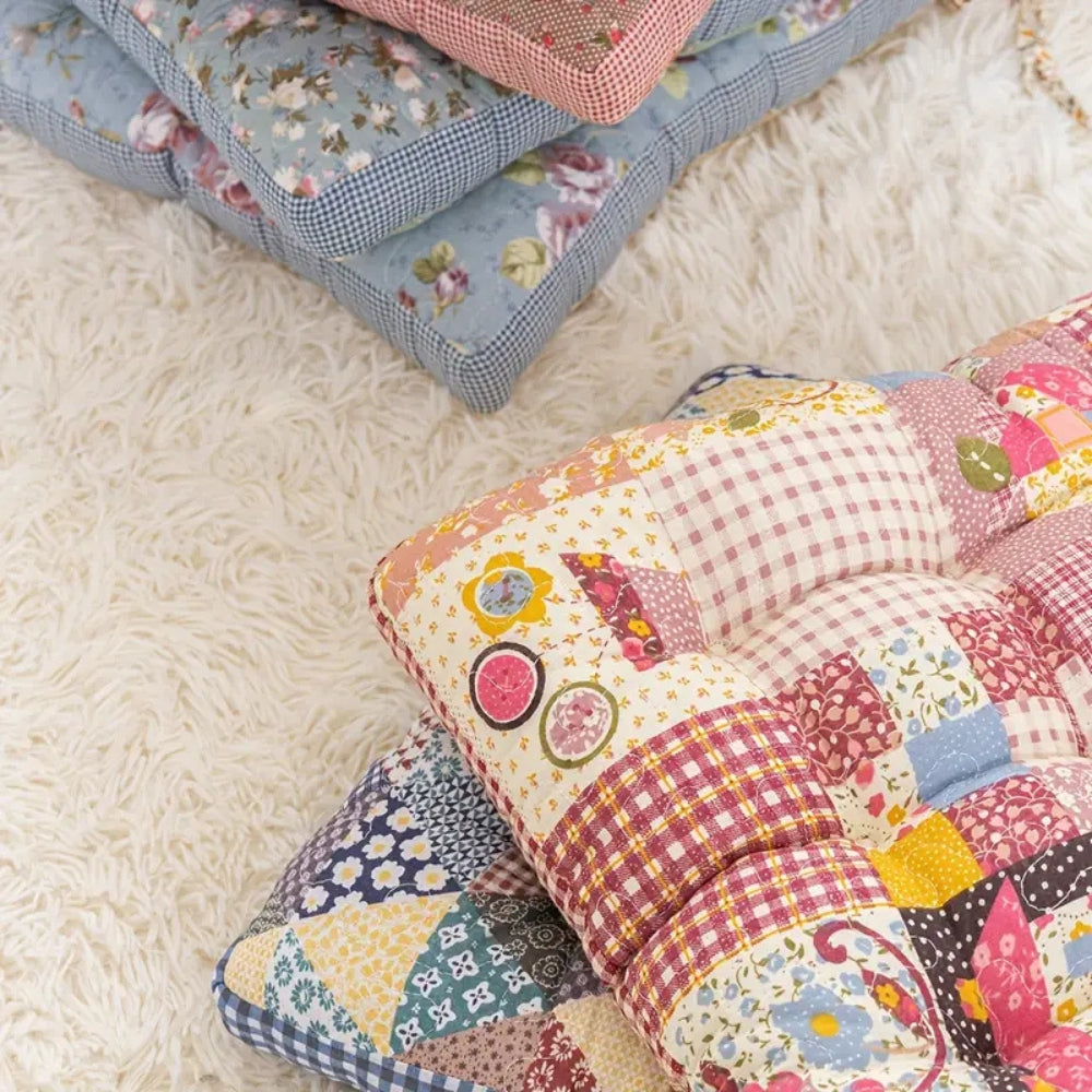 Blythe Seat Cushion - Thick Floral Microfiber for Chairs and Patios 4