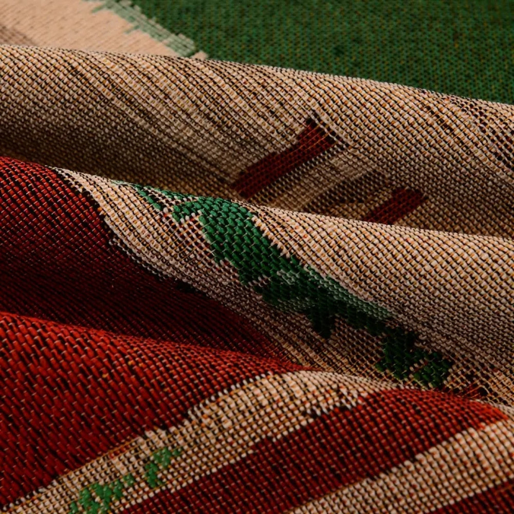 Boreal Sofa Cover - Soft Microfiber, Rustic Geometric Design 5