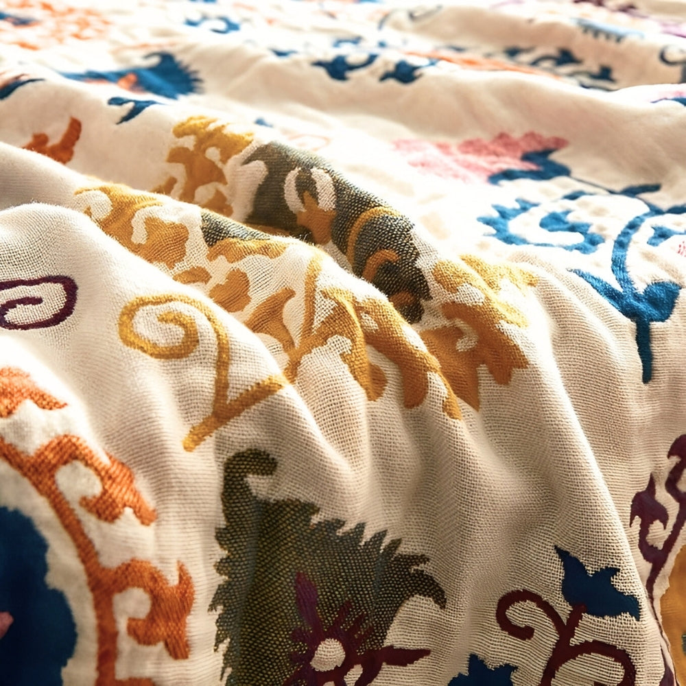 Breeze Coverlet - 100% Natural Cotton, Lightweight Breathable Design 2