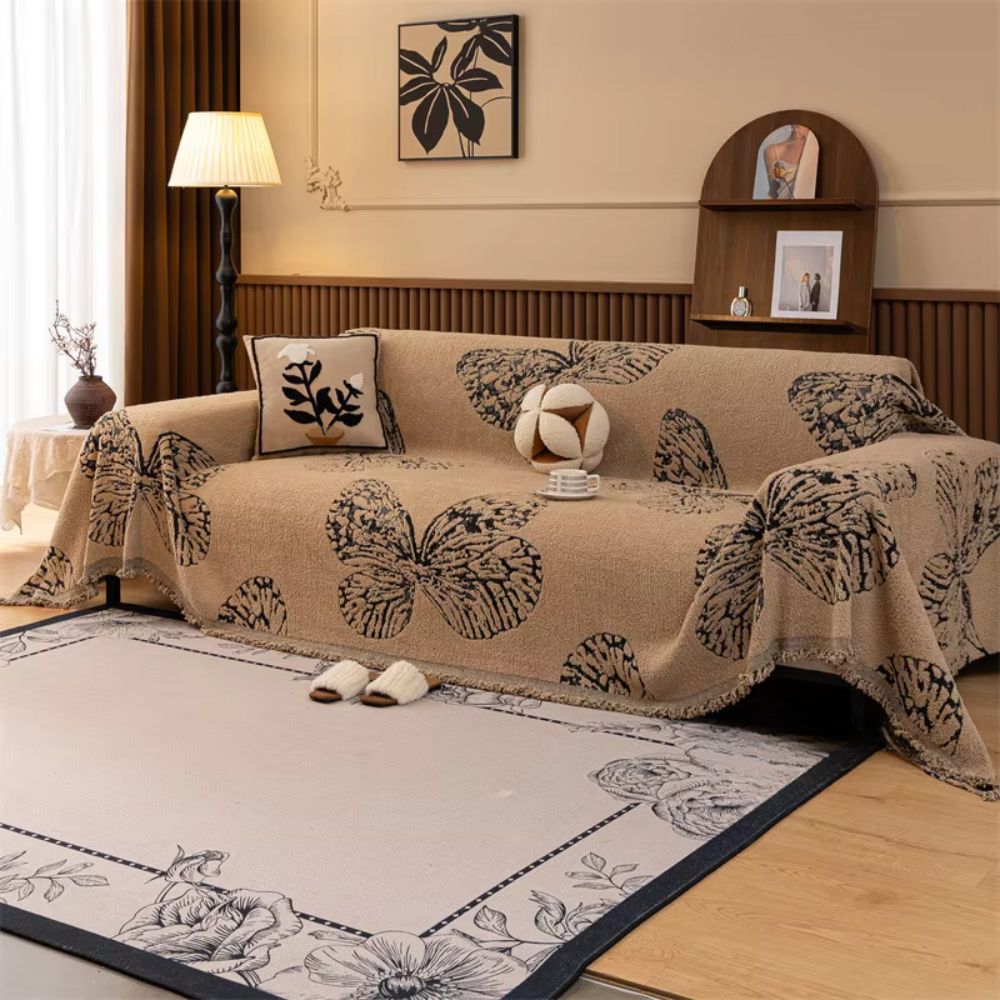 Breeze Sofa Cover - Soft Microfiber, Reversible Design 9