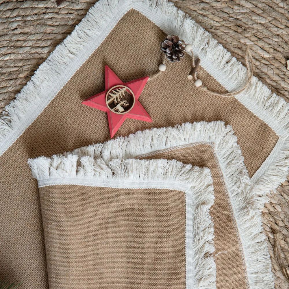 Breeze Table Runner - Natural Jute, Rustic Elegance 8