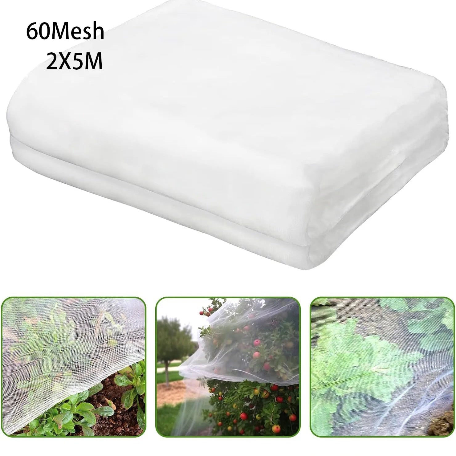 Breezy Insect Netting for Garden - HDPE, Breathable Pest Protection 7