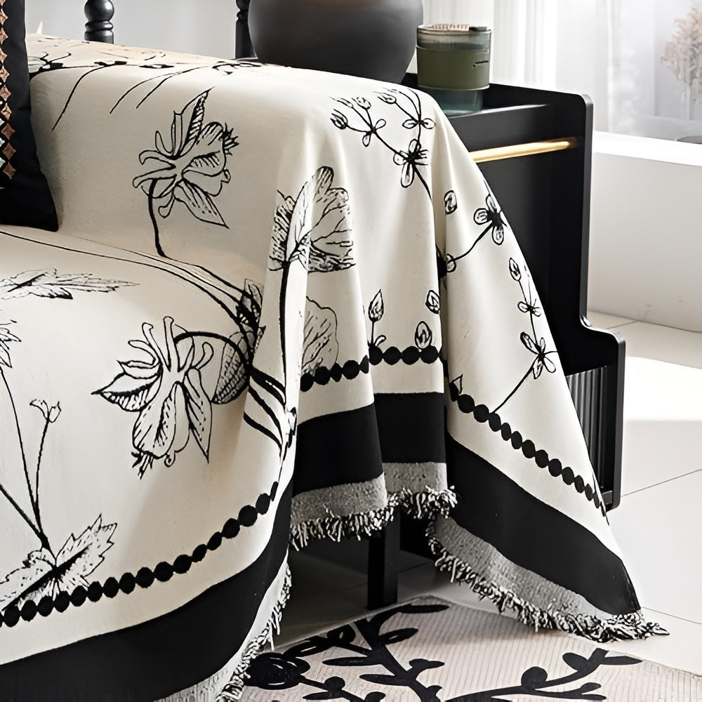 Breezy Sofa Cover - Durable Fabric, Elegant Design, Reversible 1