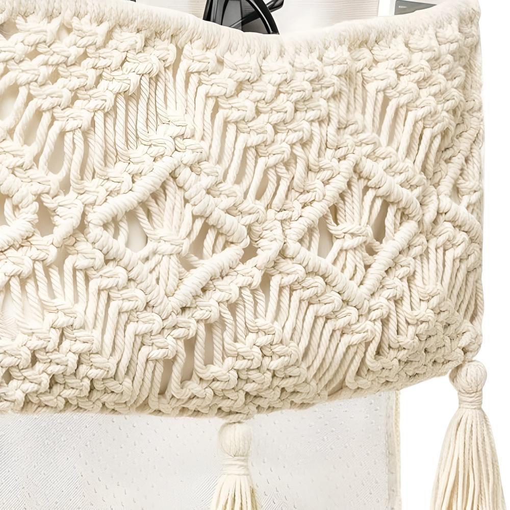 Brenna Bed Side Caddy - Handmade Canvas, Stylish Organizer 5