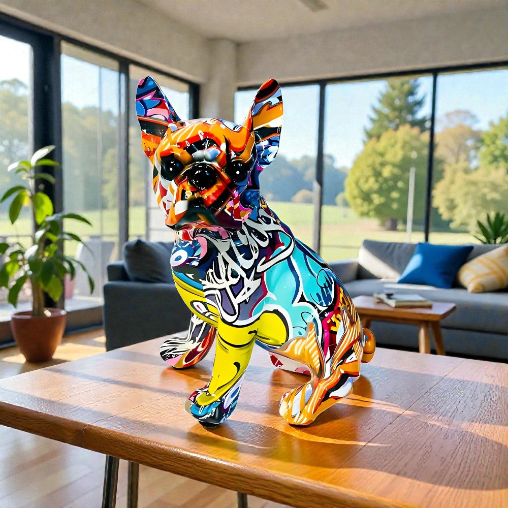 Bully Figurine - Colorful Resin, Modern Design 0