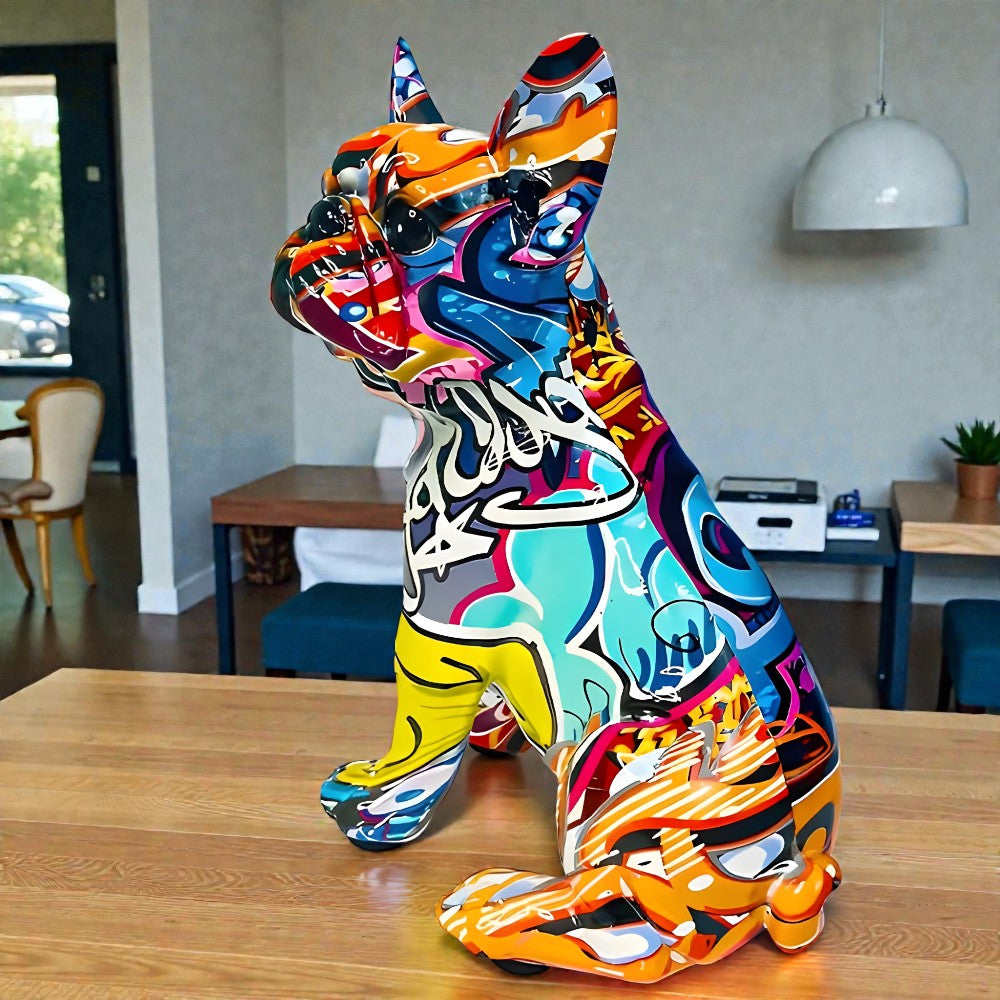 Bully Figurine - Colorful Resin, Modern Design 3