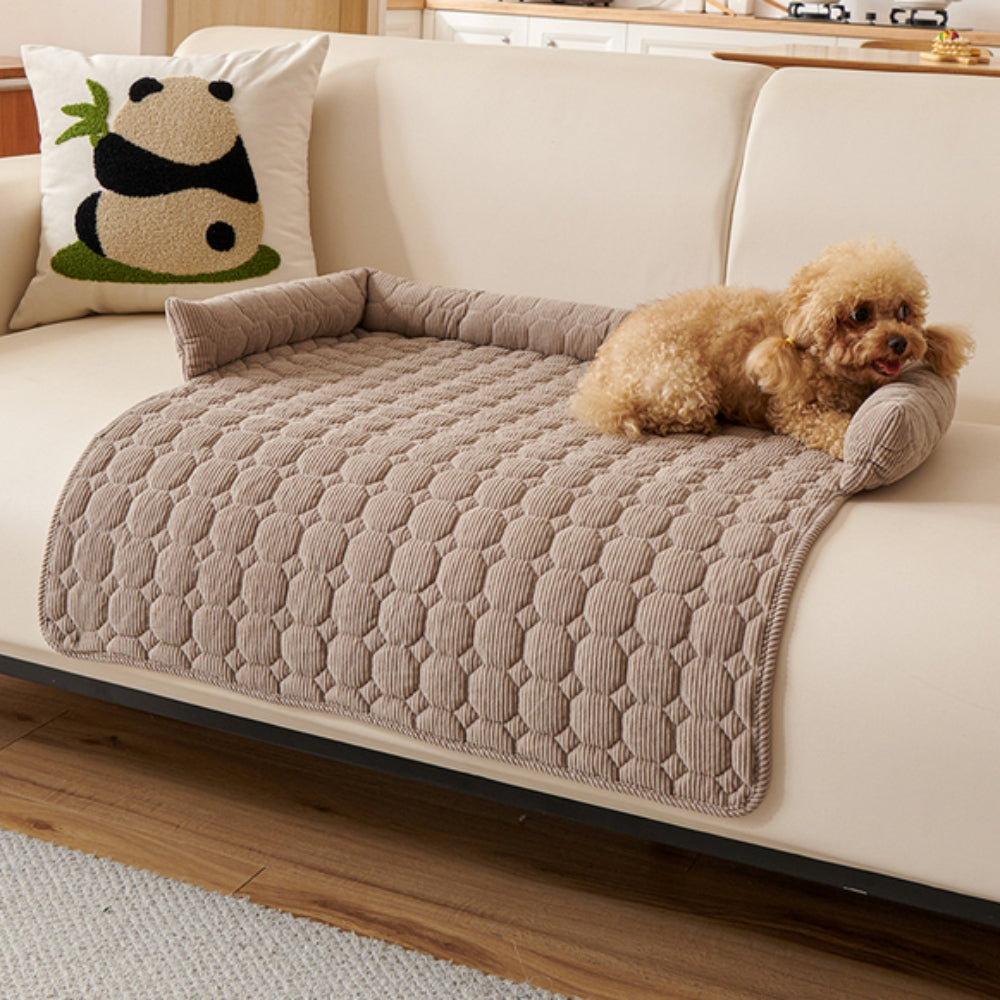 Caden Pet Bed - Quilted Plush, Non-Slip Comfort for Dogs and Cats 9