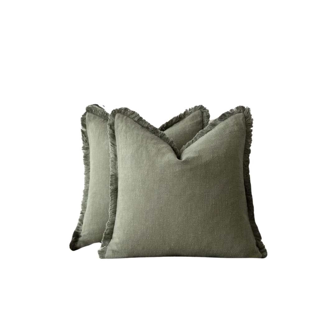 Calden Pillowcases Set - Cotton-Linen Blend, Soft Durable Fabric 1