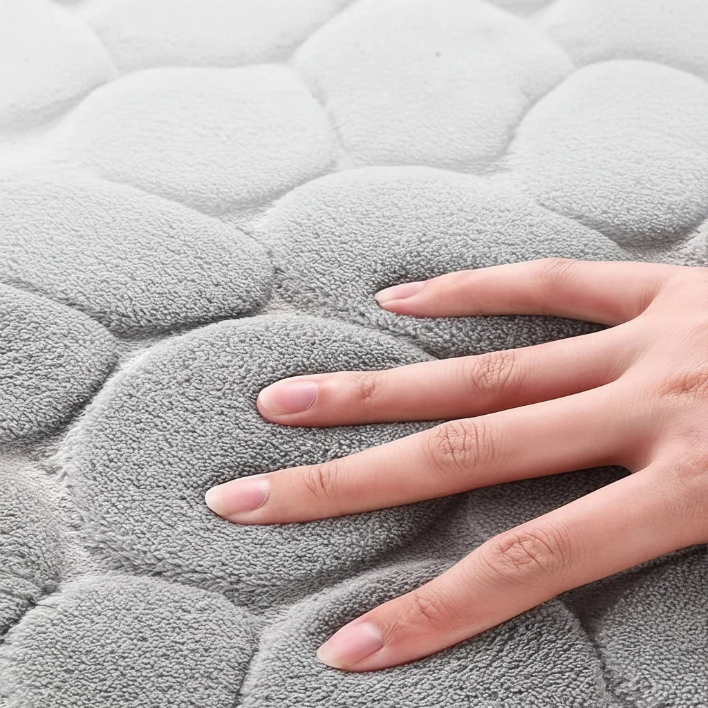 Calora Bathroom Mat - Soft Textile, Non-Slip Comfort 2