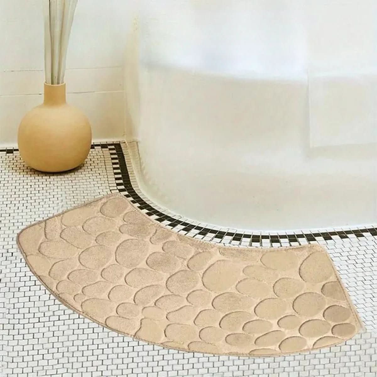 Calora Bathroom Mat - Soft Textile, Non-Slip Comfort 6