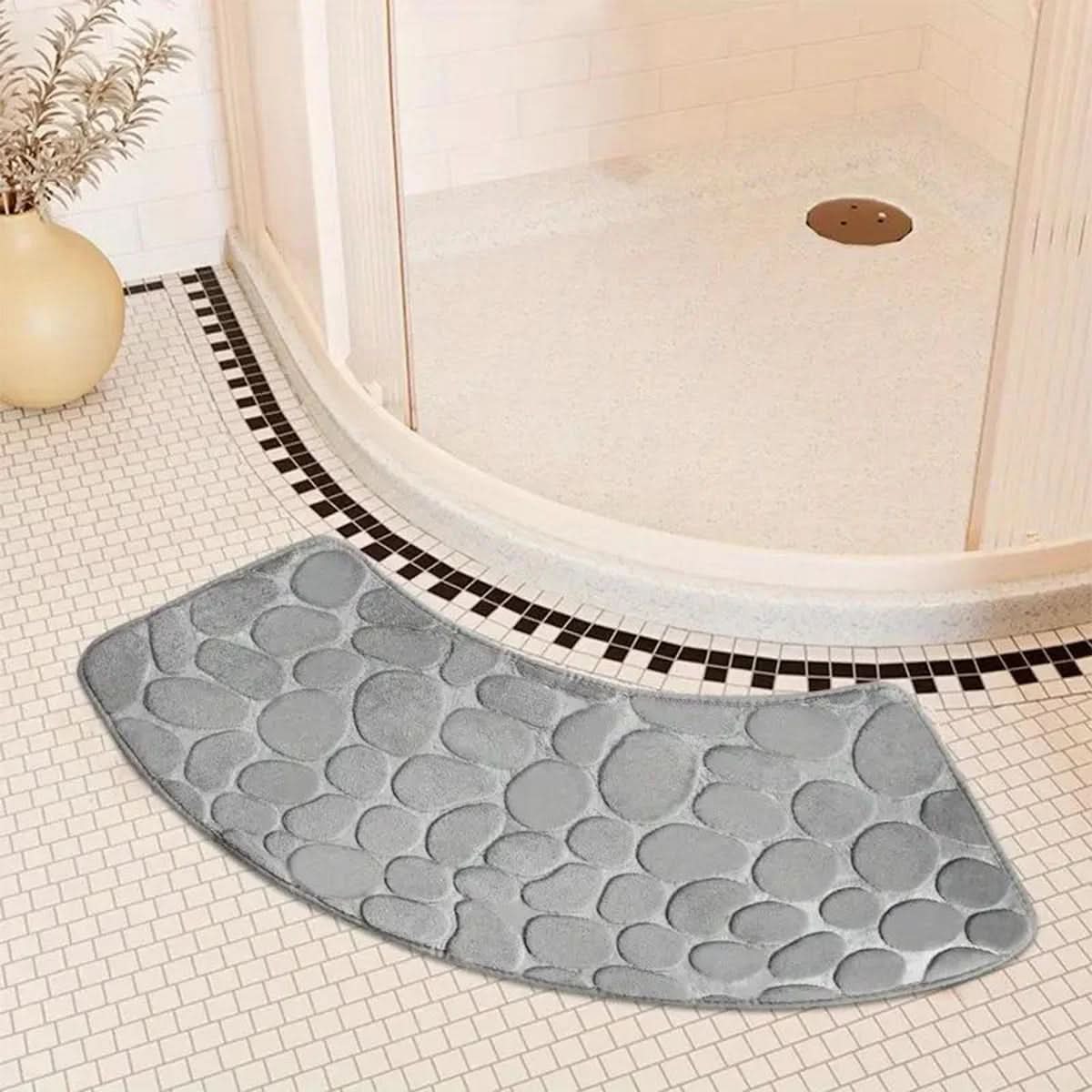 Calora Bathroom Mat - Soft Textile, Non-Slip Comfort 8