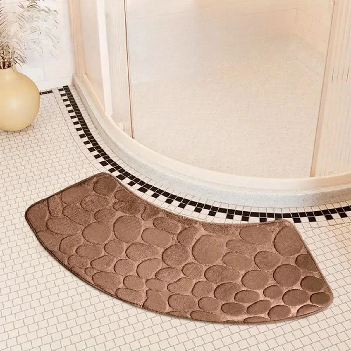 Calora Bathroom Mat - Soft Textile, Non-Slip Comfort 9