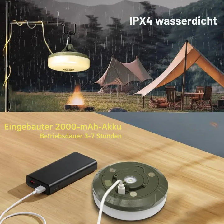 Calyra Camping Lantern - 4-in-1 LED, Rechargeable with RGB Fairy Lights 2