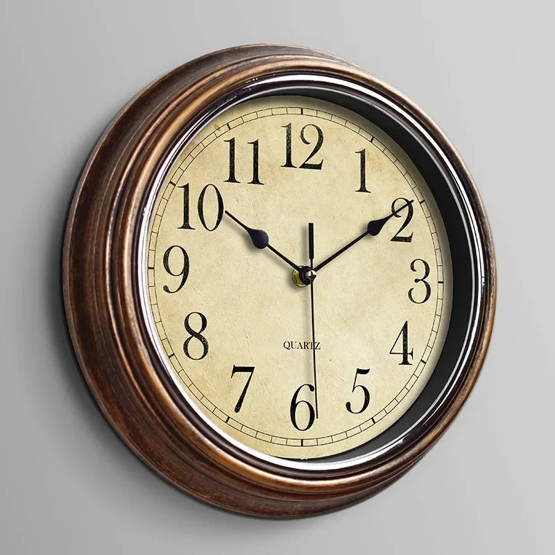 Celes Modern Wall Clock - Solid Wood, Elegant Decor 0