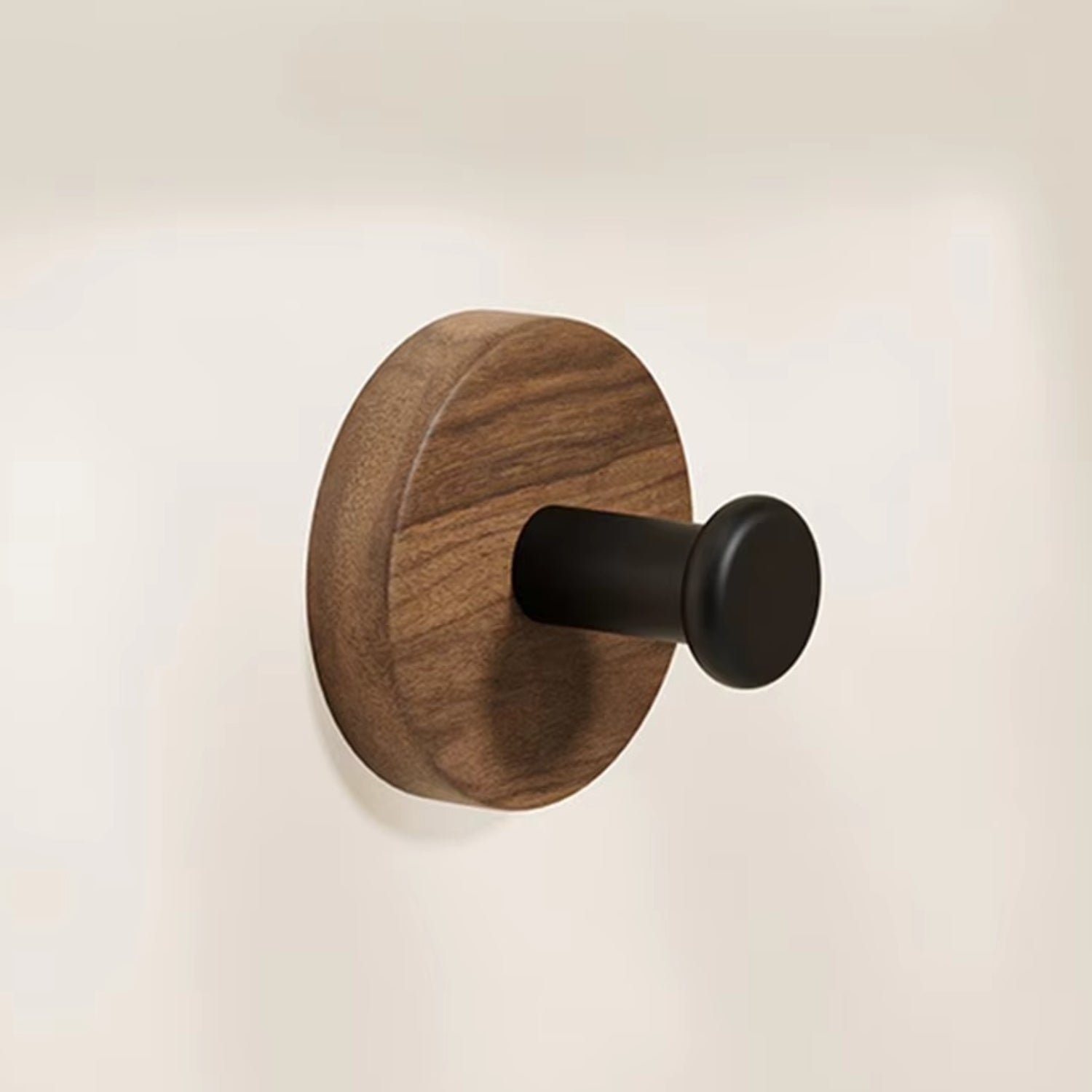 Chic Timber Coat Hooks for Wall - Self-Adhesive, Modern Design 0