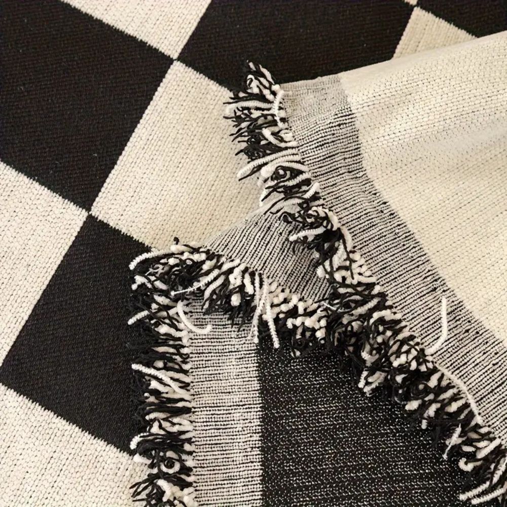 Cleo Sofa Cover - Microfiber Chenille, Pet-Friendly Checkerboard Pattern 8