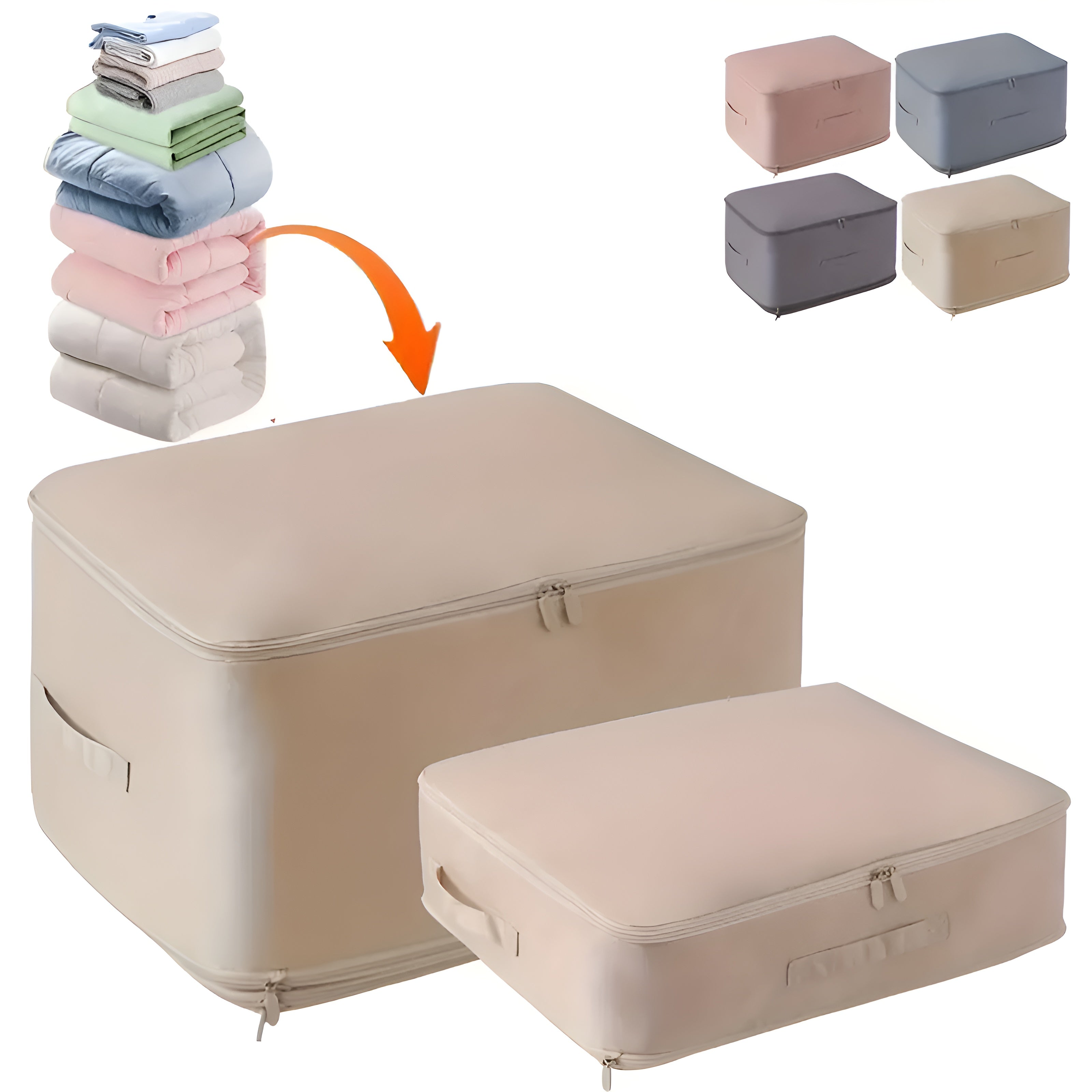 Clever Compression Storage Bag - Durable Vacuum Seal, Space-Saving Solution 0