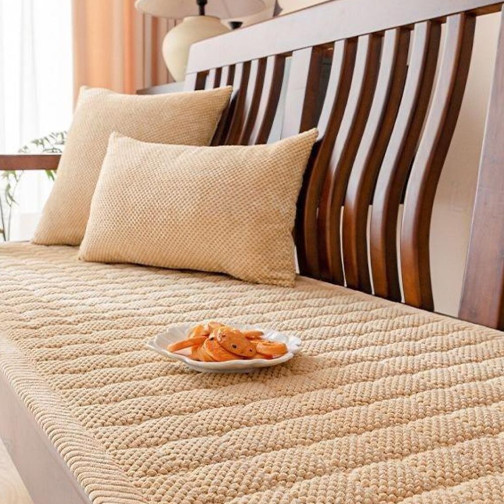 Cora Sofa Cover - Soft Microfiber, Machine-Washable, Pet-Friendly 3
